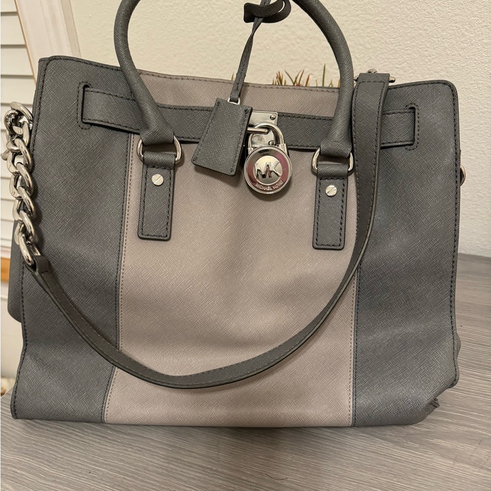 Grey Michael Kors Purse